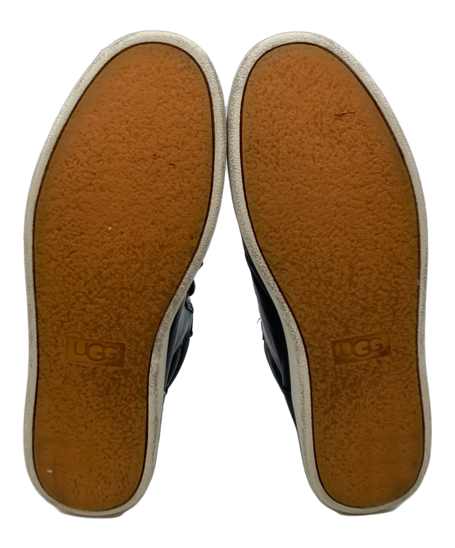 中古・古着通販】UGG (アグ) ジップハイカットスニーカー ブラック 