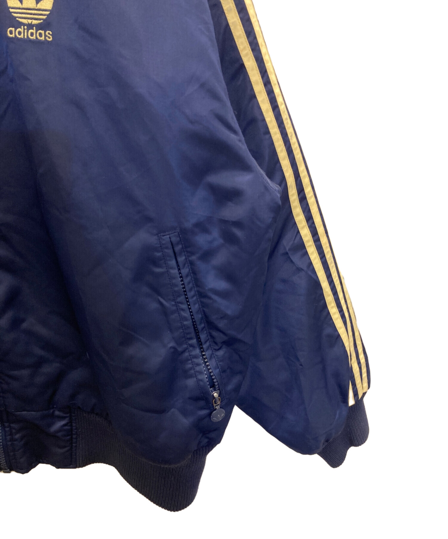 新品未使用 adidas レトロブルゾン(ネイビー) XS トラックジャケット 中古・古着通販】adidas originals (アディダスオリジナル) ブルゾン