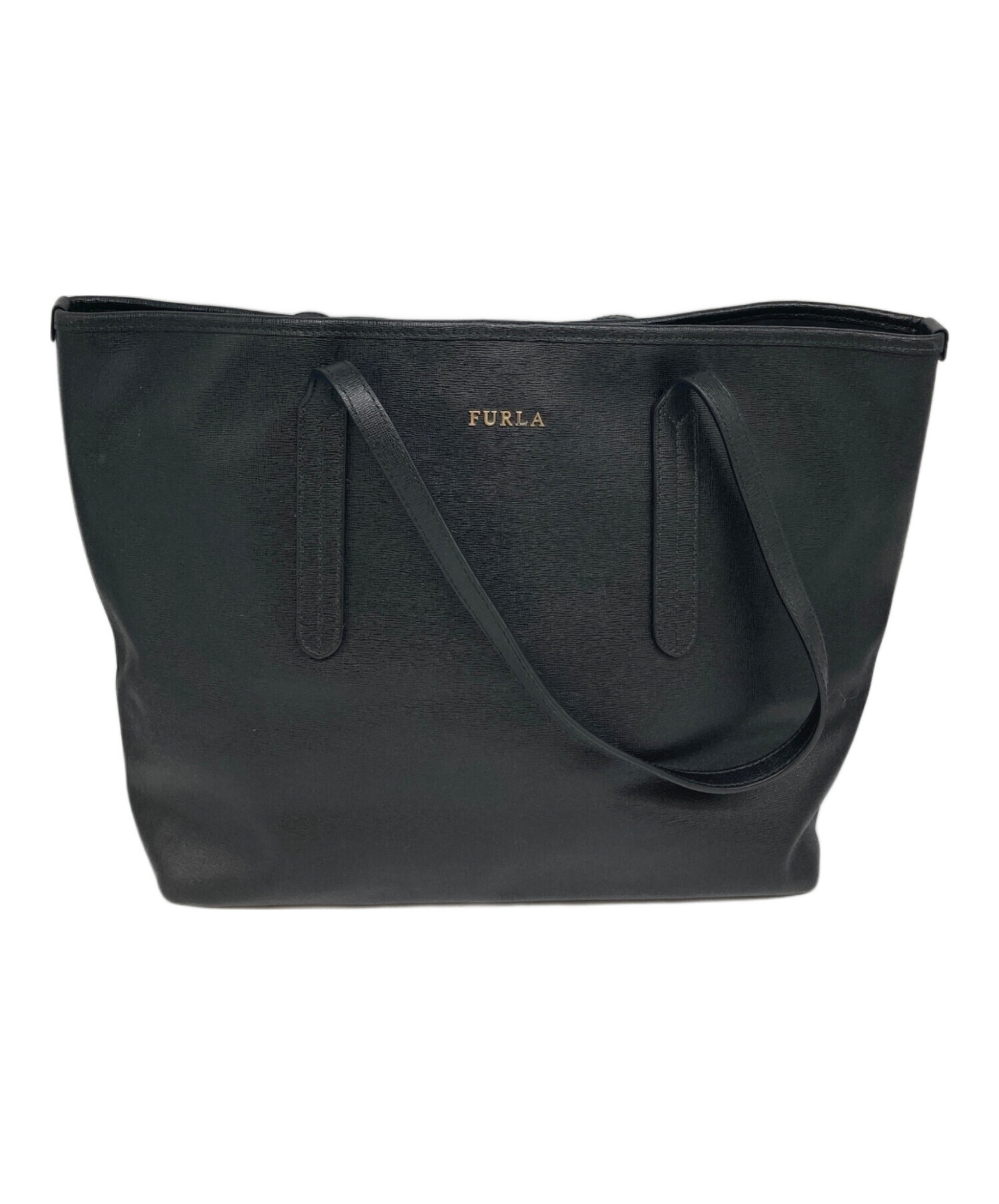中古　カバン　フルラ 中古・古着通販】FURLA (フルラ) トートバッグ ブラック｜ブランド