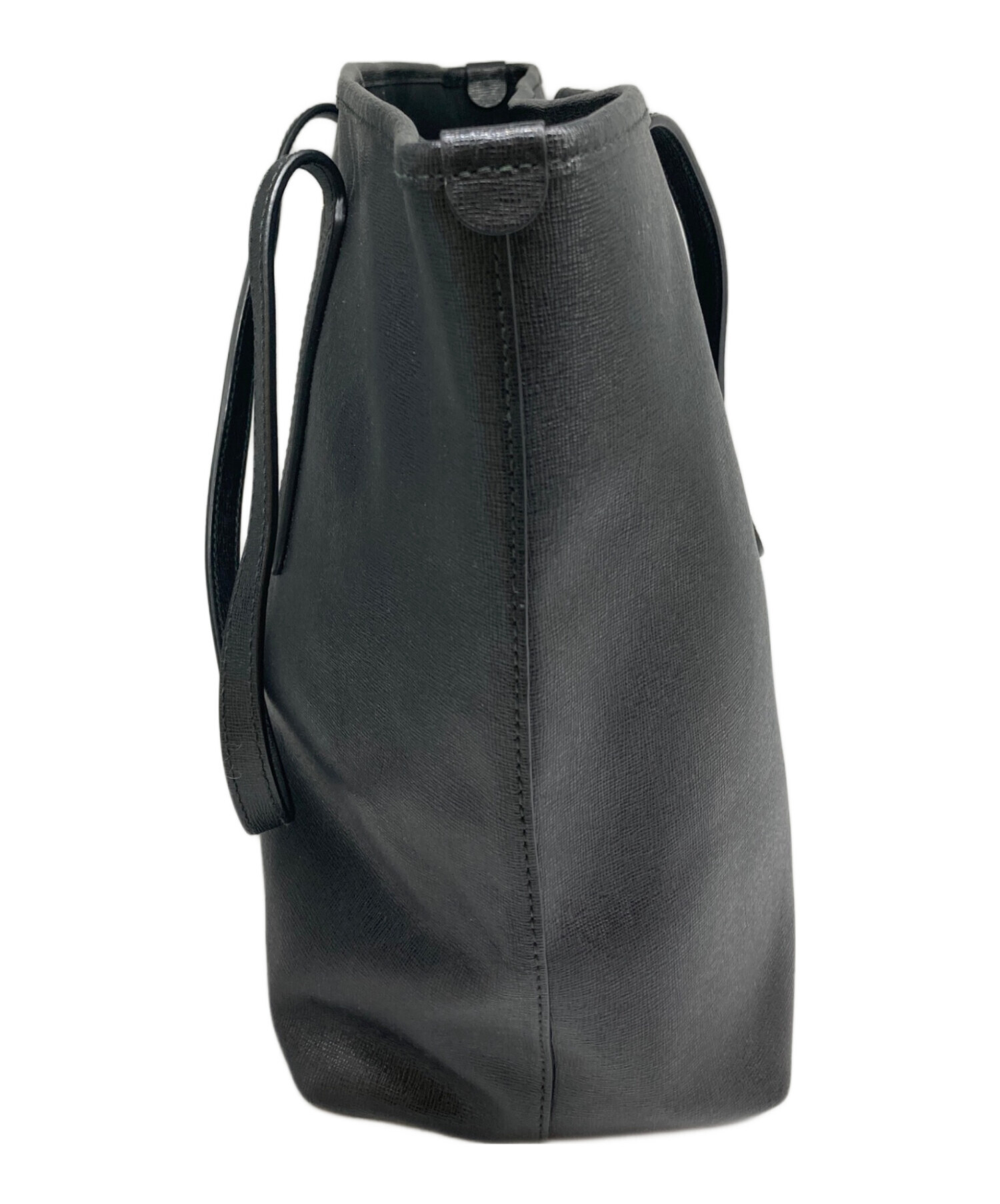 【未使用に近い】FURLA　トートバッグ 中古・古着通販】FURLA (フルラ) トートバッグ ブラック｜ブランド