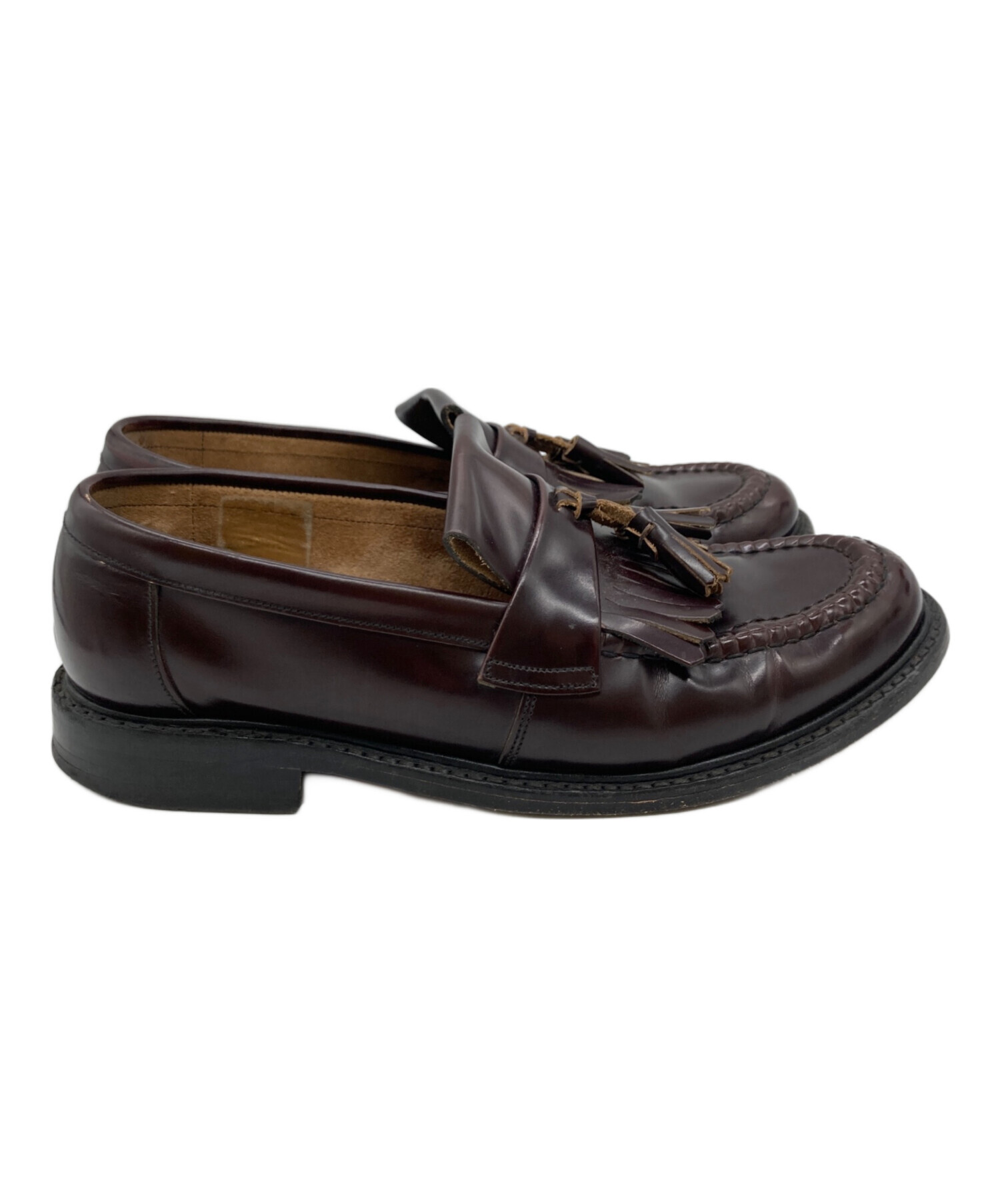 中古・古着通販】LOAKE (ローク) タッセルローファー ブラウン サイズ