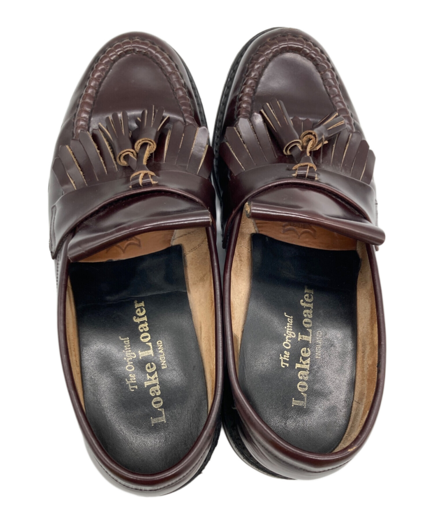 中古・古着通販】LOAKE (ローク) タッセルローファー ブラウン サイズ