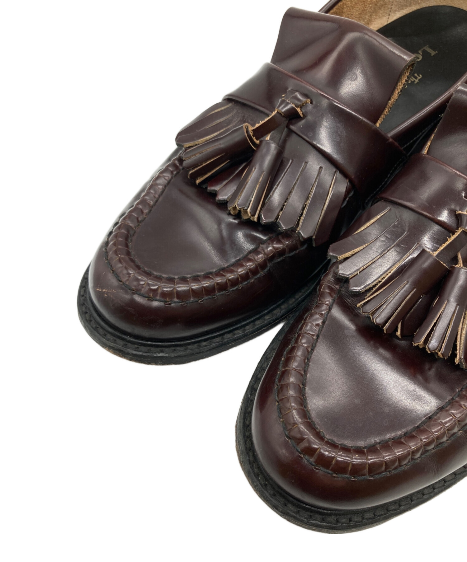 中古・古着通販】LOAKE (ローク) タッセルローファー ブラウン サイズ 