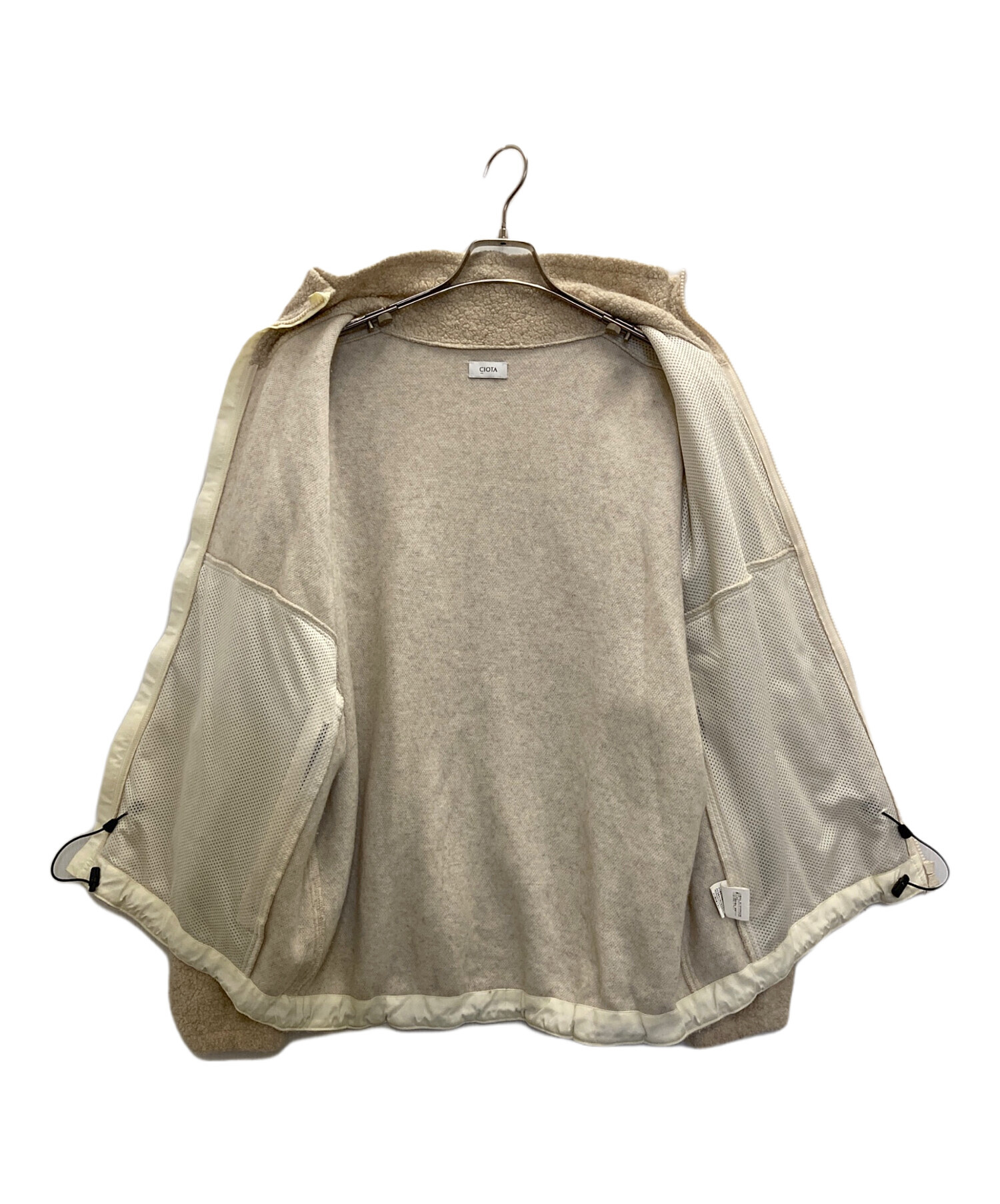 中古・古着通販】CIOTA (シオタ) スビンコットン混紡毛パイルブルゾン 
