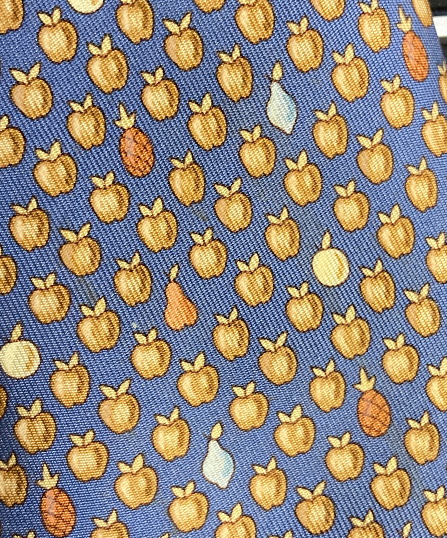 中古・古着通販】HERMES (エルメス) シルクネクタイ ブルー サイズ