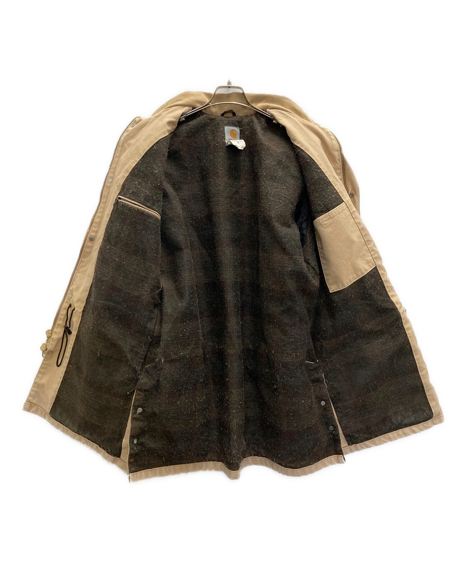 Carhartt カバーオール ダック地　ベージュ　Lサイズ　カーハート Carhartt カバーオール ダック地 ベージュ Lサイズ カーハート - メルカリ