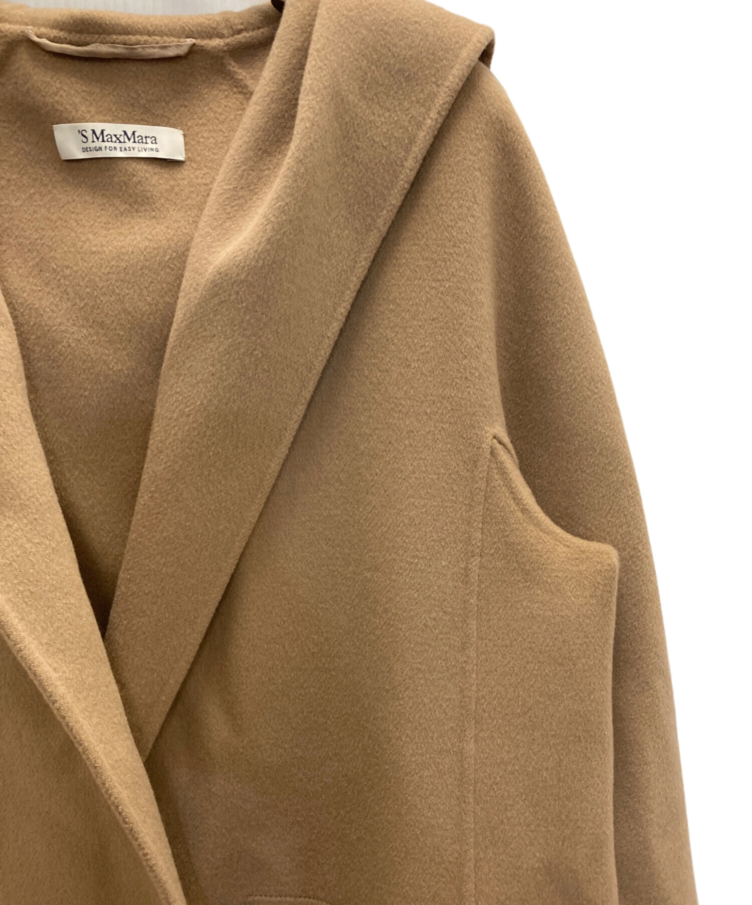 'S Max Mara エス　マックス　マーラ ブラウス M ベージュ 【古着】【中古】【送料無料】 S Max Mara - 'S Max Mara エス マックス マーラ ブラウス M ベージュ