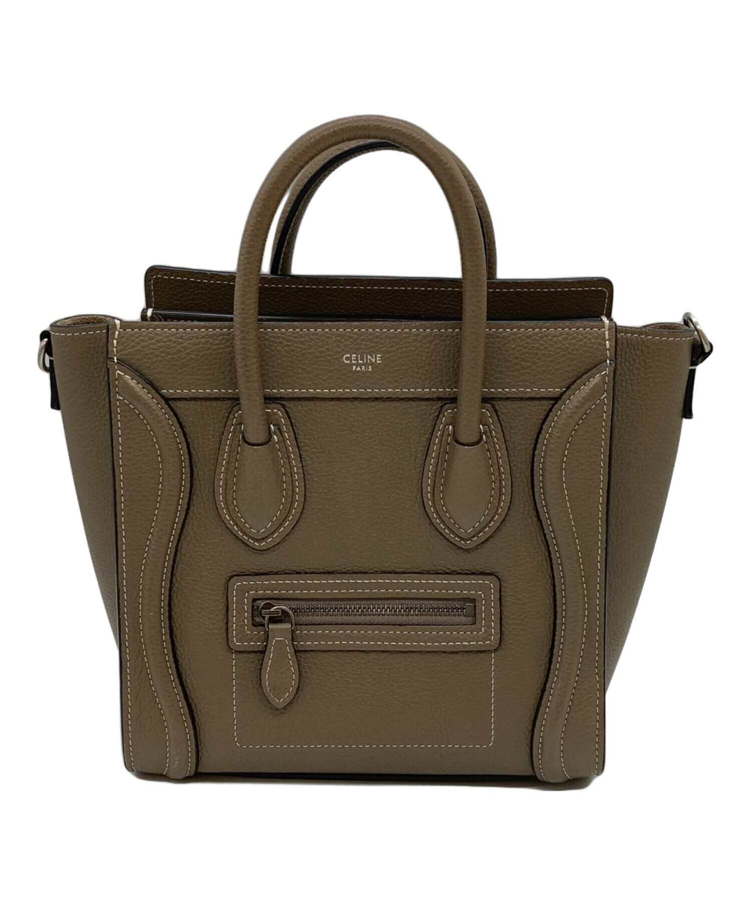 中古・古着通販】CELINE (セリーヌ) 2WAYバッグ ベージュ｜ブランド 