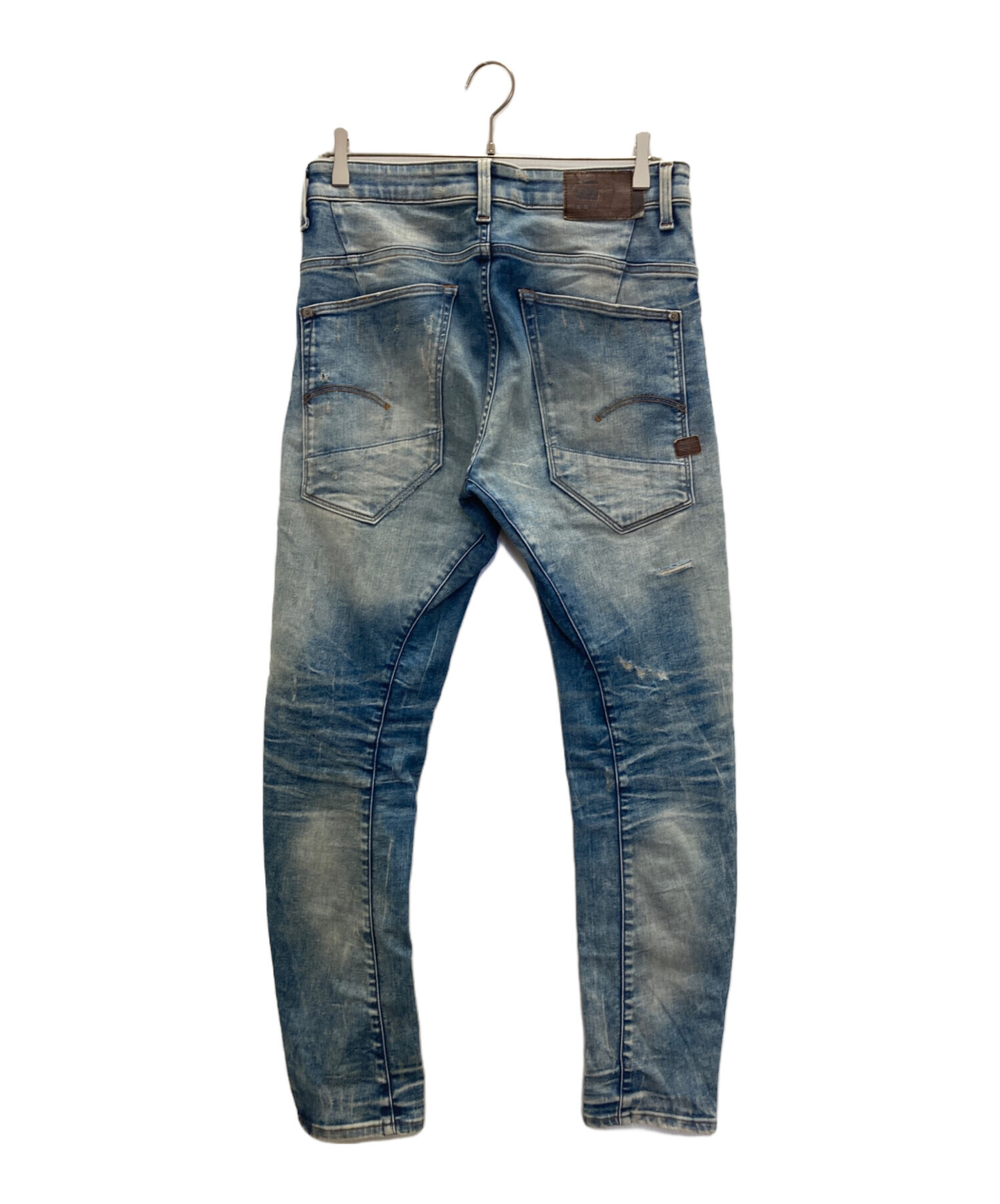 中古・古着通販】G-STAR RAW (ジースターロゥ) ダメージデニムパンツ