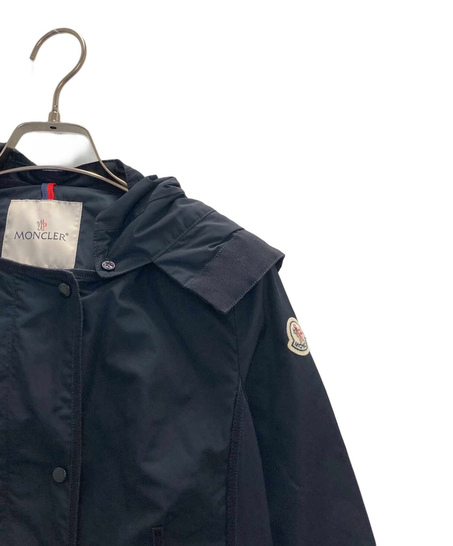 Moncler モンクレール 人気ナイロンコートArgeline 紺　サイズ2 中古・古着通販】MONCLER (モンクレール) ARGELINEコート ネイビー