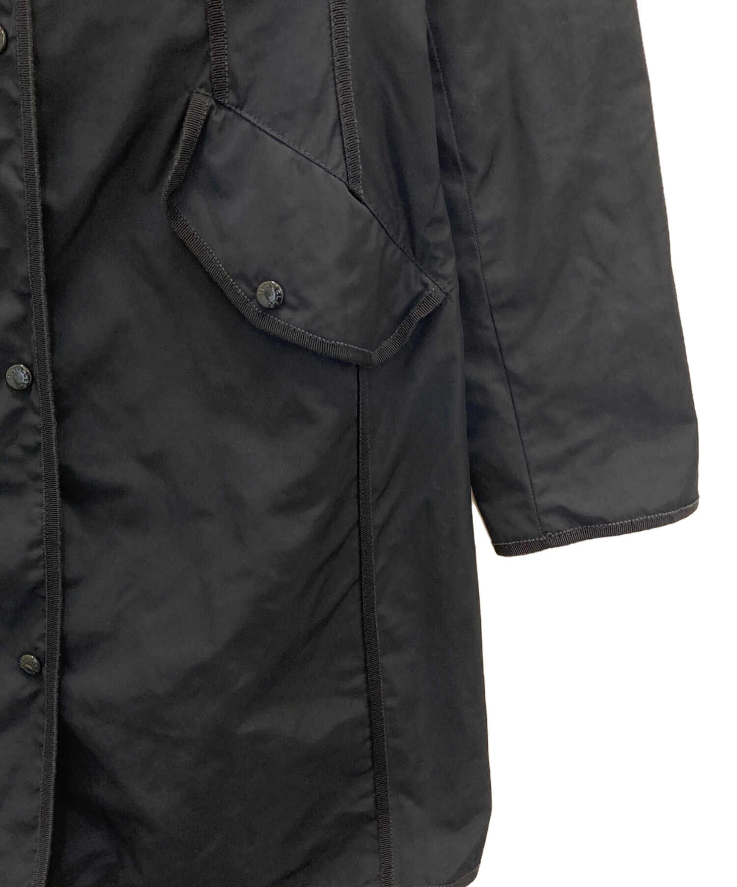 モンクレールArgeline Giubbotto フード付きナイロンコート美品！ MONCLER（モンクレール） コート Laerteパーカー レディース