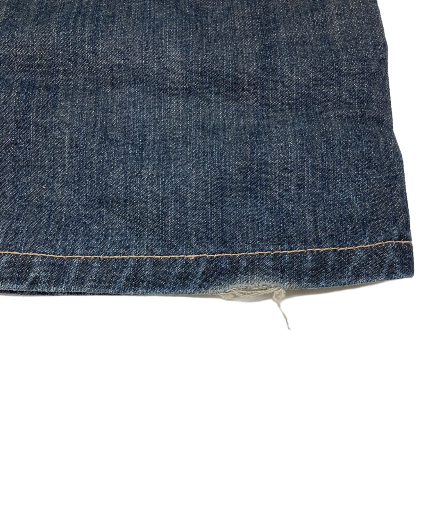 中古・古着通販】PPFM (ピーピーエフエム) ギミックデニムパンツ