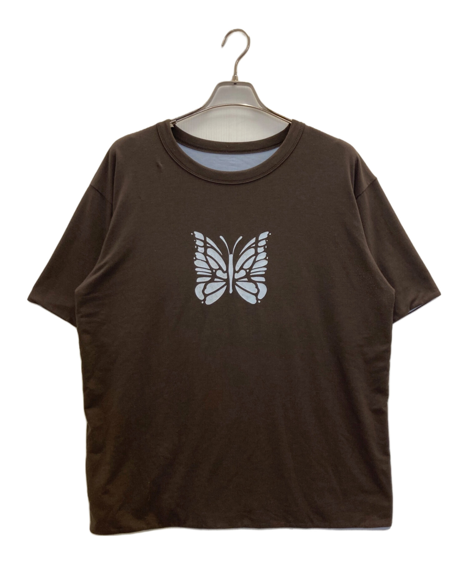 中古・古着通販】Needles (ニードルズ) S/S Reversible Tee ブラウン