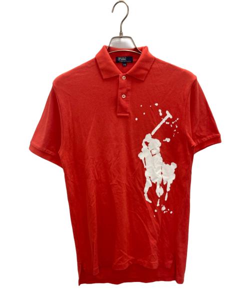 未使用保管品 ポロラルフローレン ビッグポニー 長袖ポロシャツ レッド系 POLO RALPH LAUREN（ポロ・ラルフローレン） ポロ ラルフローレン 長袖