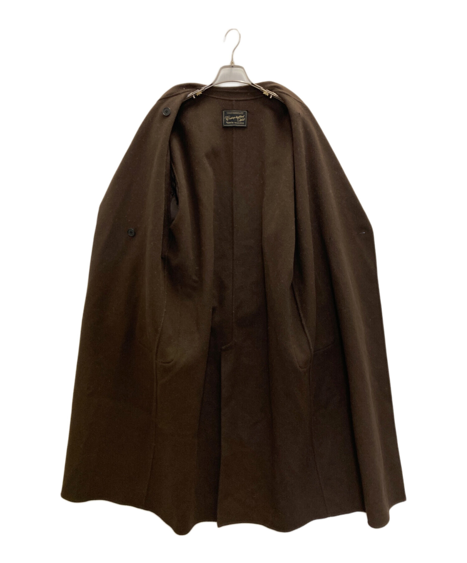 2025年美品　apart by カシープ3WAYスタンドロングコート　ブラウン 中古・古着通販】apart by (アパートバイ) カシープ3WAYスタンドロング