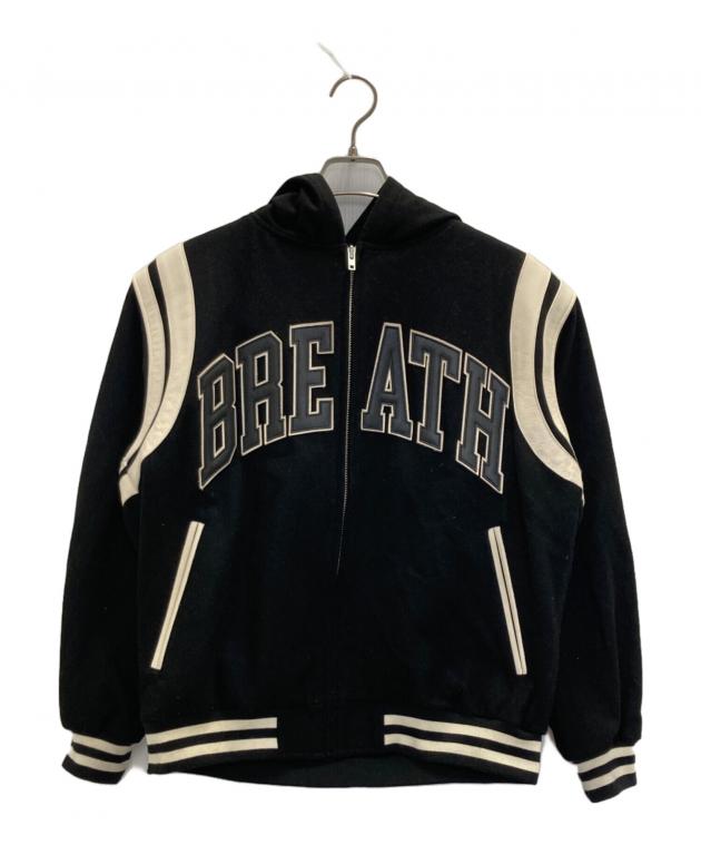 中古・古着通販】BREATH (ブレス) ARCH LOGO HOODED VERSITY JACKET