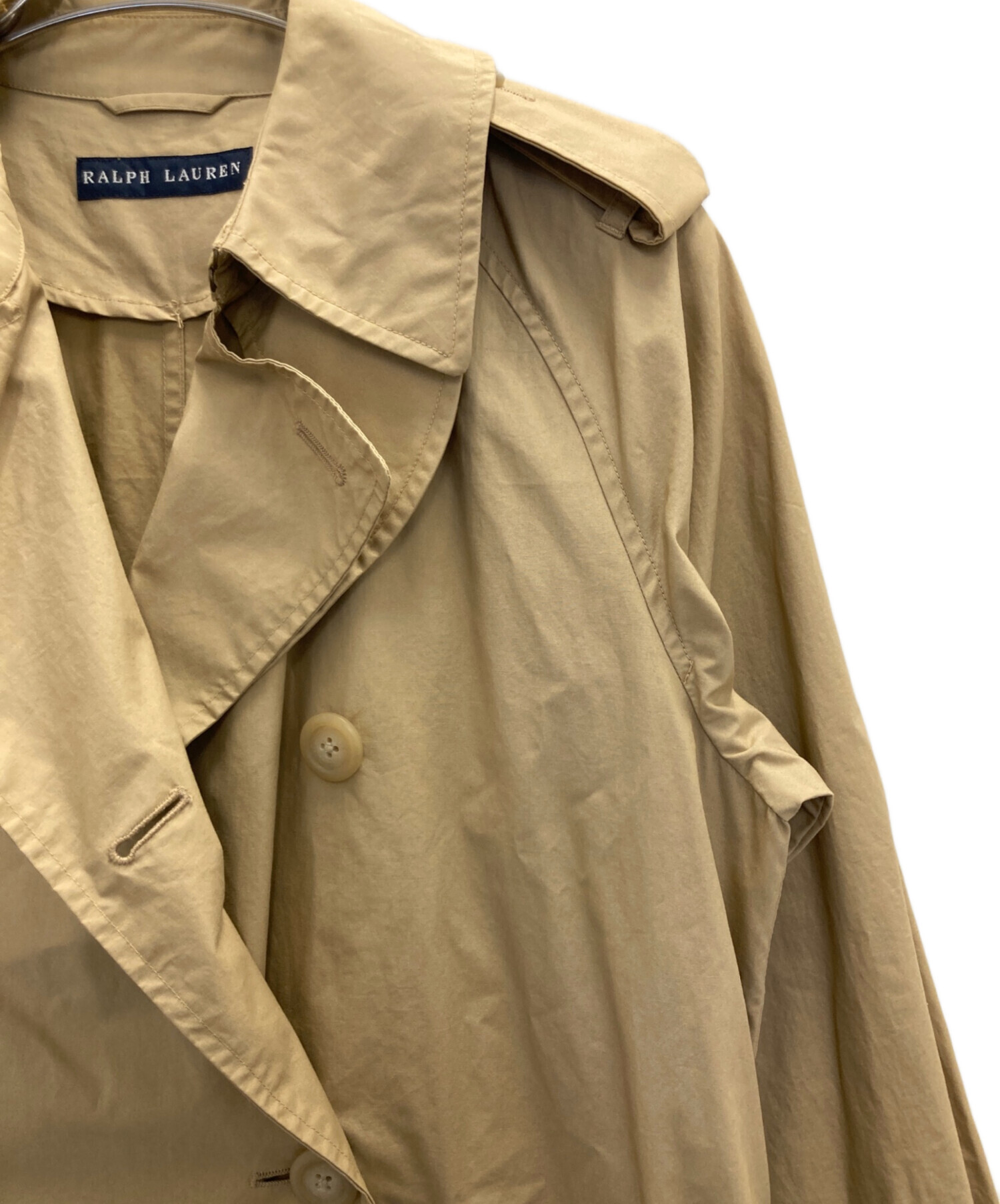 LAUREN RALPH LAUREN ベージュ トレンチコート M 中古・古着通販】RALPH LAUREN (ラルフローレン) トレンチコート