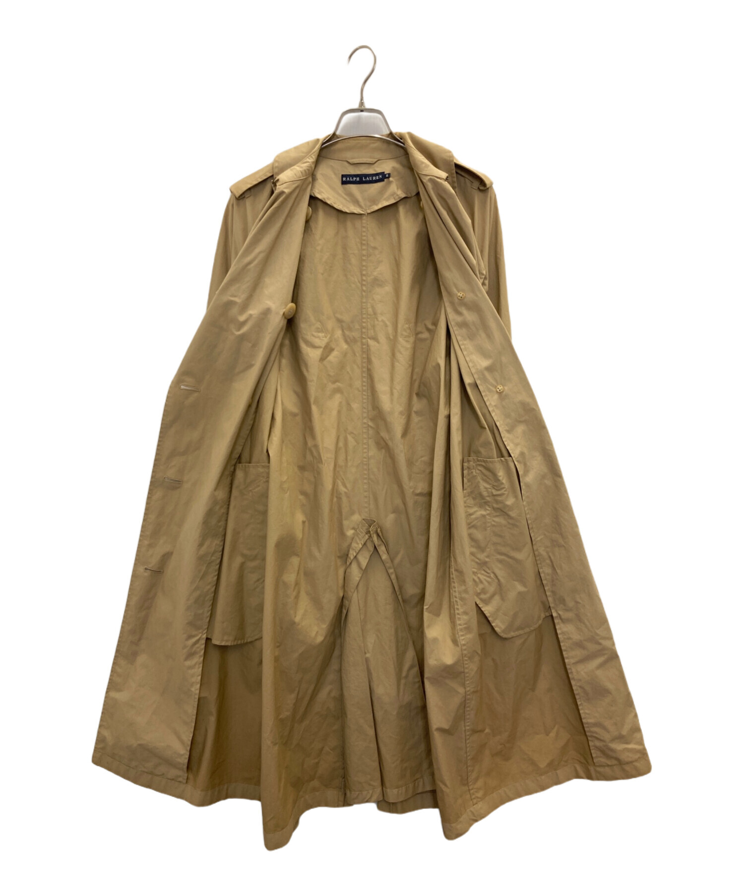 LAUREN RALPH LAUREN ベージュ トレンチコート M 中古・古着通販】RALPH LAUREN (ラルフローレン) トレンチコート