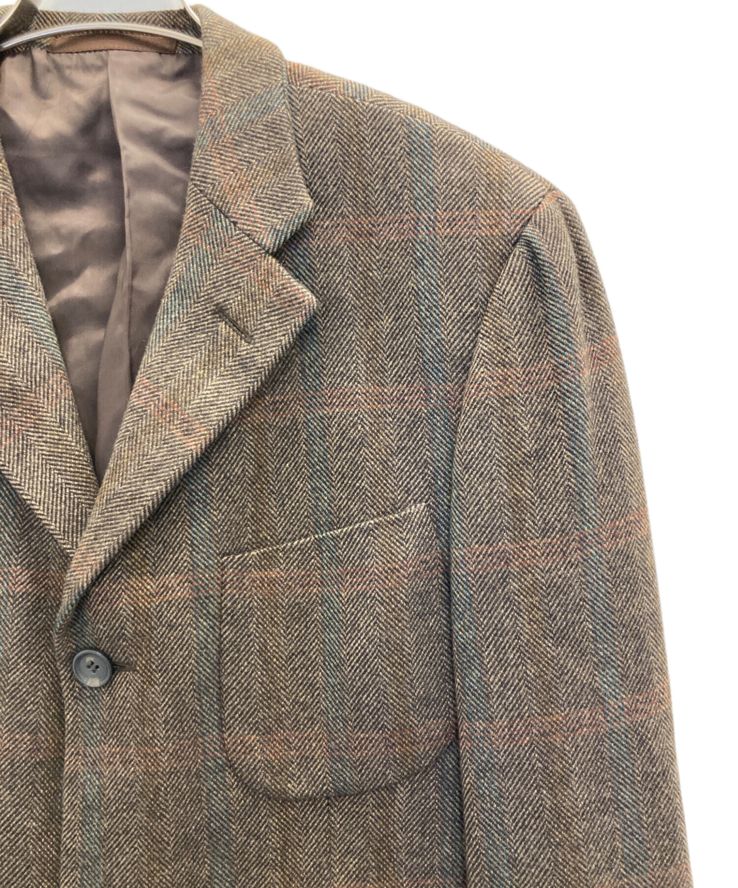 【極美品】　【特価品】ErmenegildoZegna テーラード3Bジャケット ZEGNA（ゼニア） Ermenegildo Zegna(エルメネジルドゼニア) シルク混3B