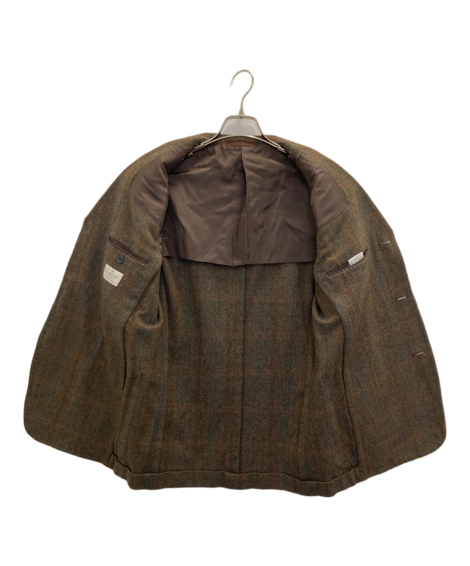 【極美品】　【特価品】ErmenegildoZegna テーラード3Bジャケット ZEGNA（ゼニア） Ermenegildo Zegna(エルメネジルドゼニア) シルク混3B