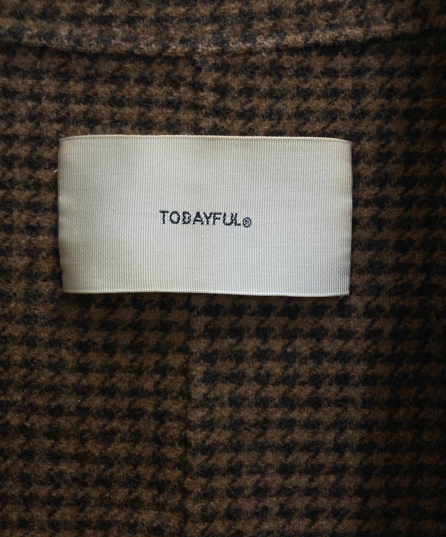 中古・古着通販】TODAYFUL (トゥデイフル) オーバーチェックコート 