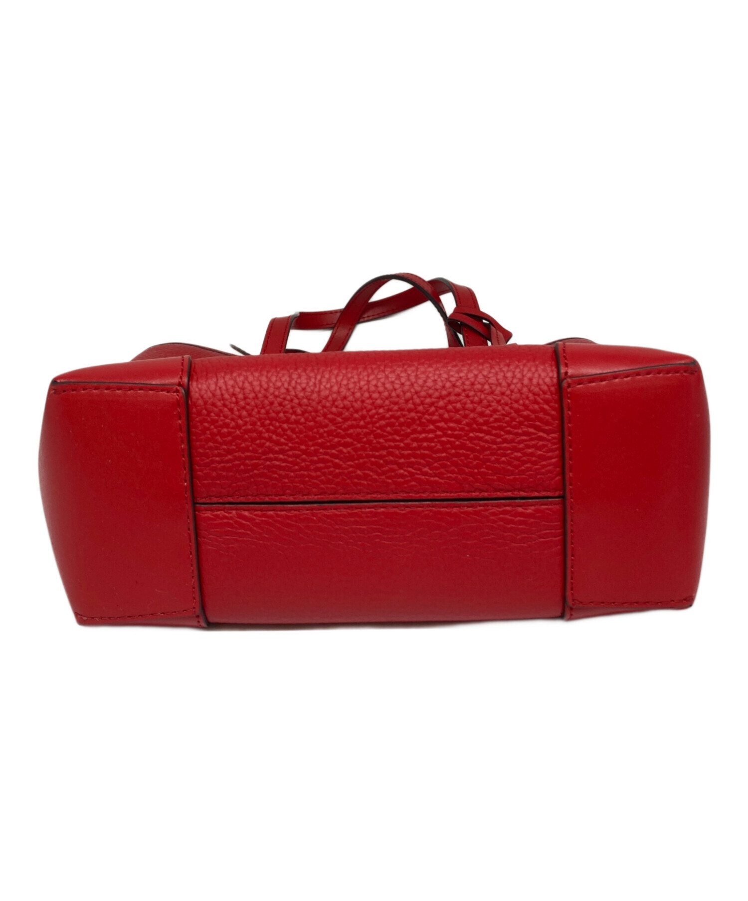 マイケルコース MICHAEL KORS 2WAYハンドバッグ レザー 赤レッ 中古・古着通販】MICHAEL KORS (マイケル・コース) 2WAYバッグ レッド