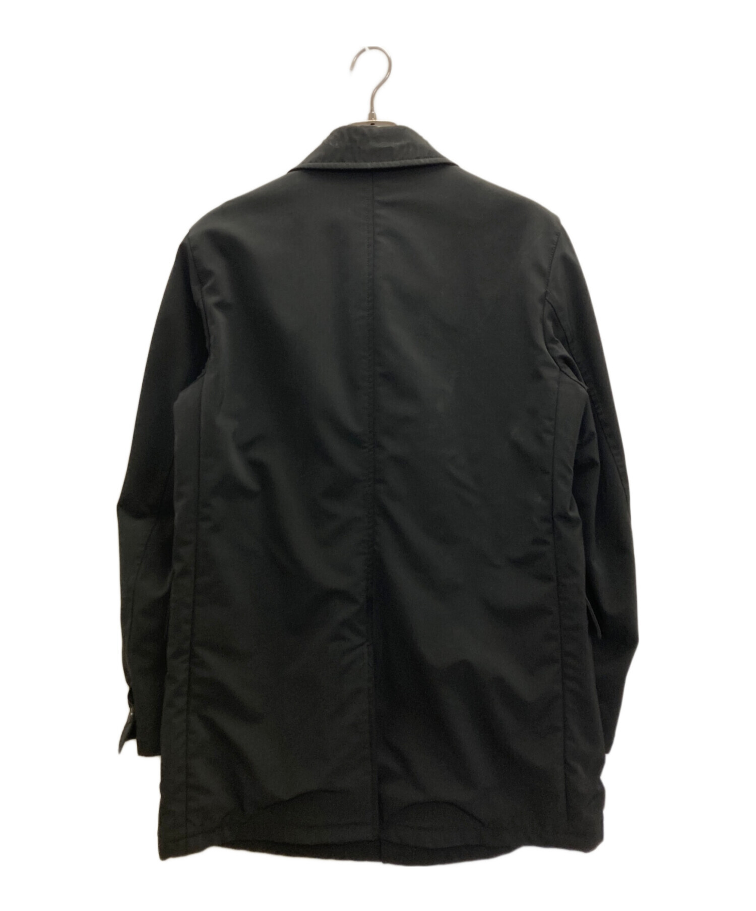 中古・古着通販】PRADA (プラダ) 比翼コート ブラック サイズ:48