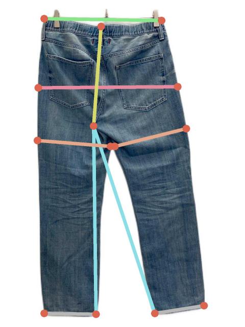 中古・古着通販】RED CARD (レッドカード) デニムパンツ インディゴ