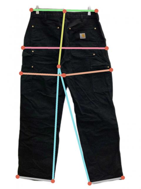 中古・古着通販】CarHartt (カーハート) ダブルニーペインターパンツ