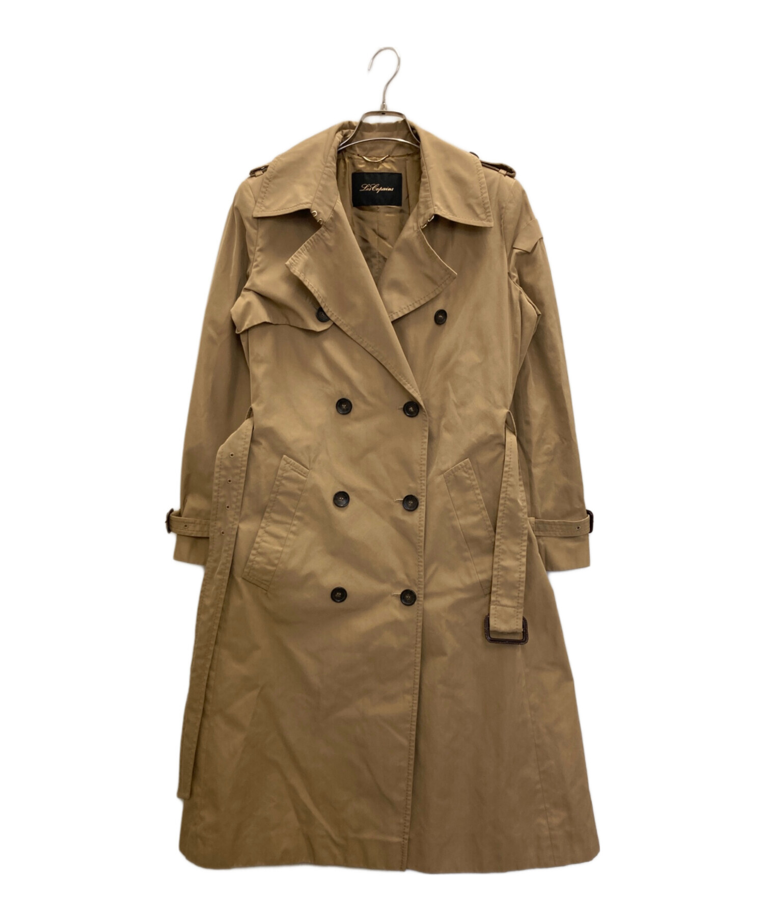 30s 40s french vintage トレンチコート ベージュ トレンチコート レディースコート ベージュ セレモニー 通勤 20代 30代