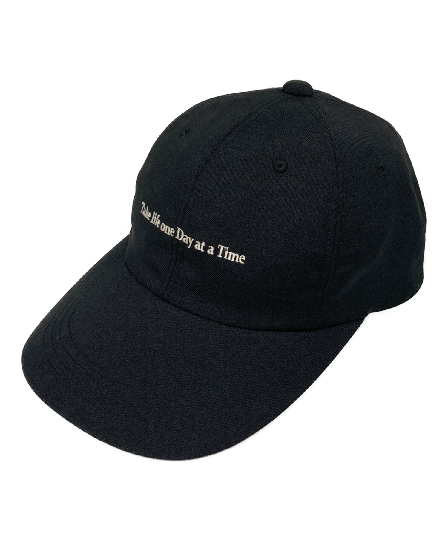 カシラ CA4LA WIND CAP 新品タグ付き ブラック 中古・古着通販】CA4LA (カシラ) ベースボールキャップ ブラック