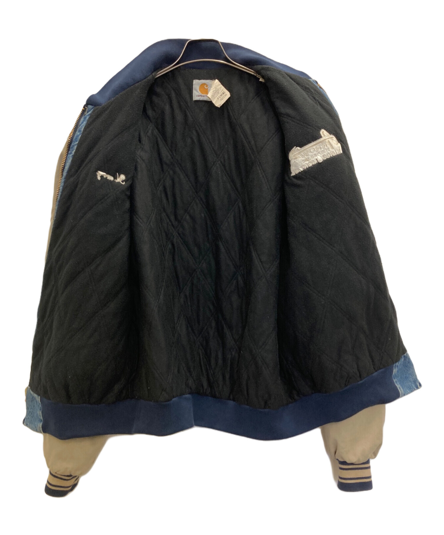 中古・古着通販】CarHartt (カーハート) デニムスタジャン インディゴ