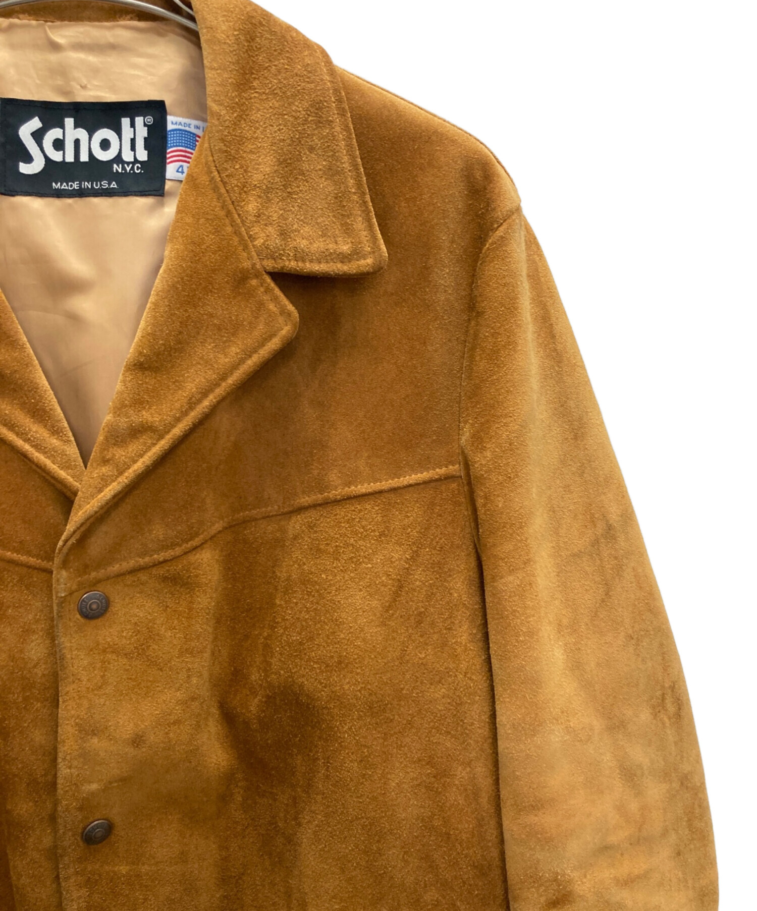 中古・古着通販】Schott (ショット) ウエスタンスエードジャケット