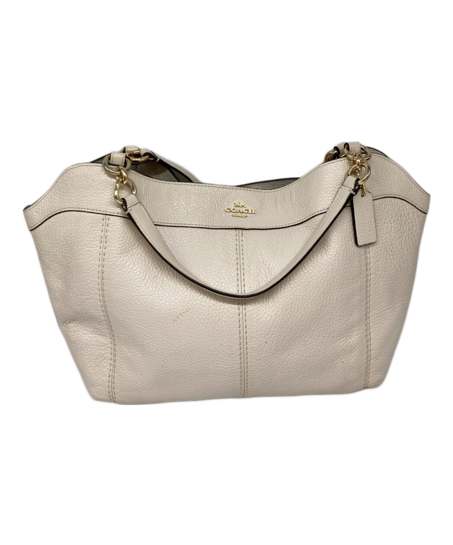 中古・古着通販】COACH (コーチ) ミニ エマ サッチェル ホワイト