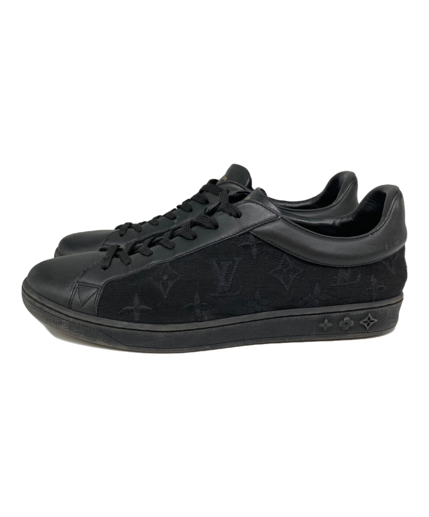 LOUIS VUITTON ルクセンブルク・ライン スニーカー ブラック 28㎝ 中古・古着通販】LOUIS VUITTON (ルイ ヴィトン) ルクセンブルクライン