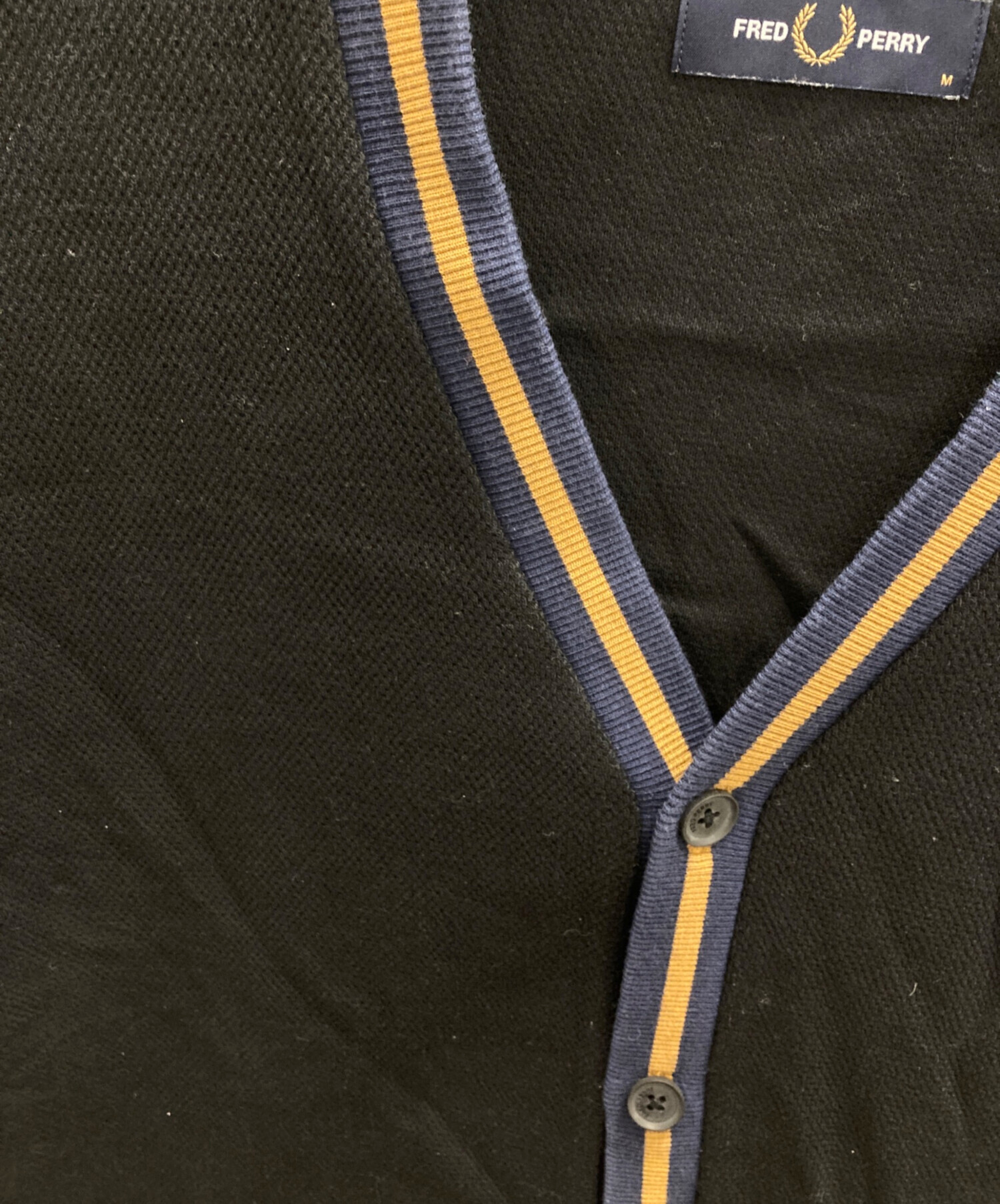 中古・古着通販】FRED PERRY (フレッドペリー) 鹿の子カーディガン