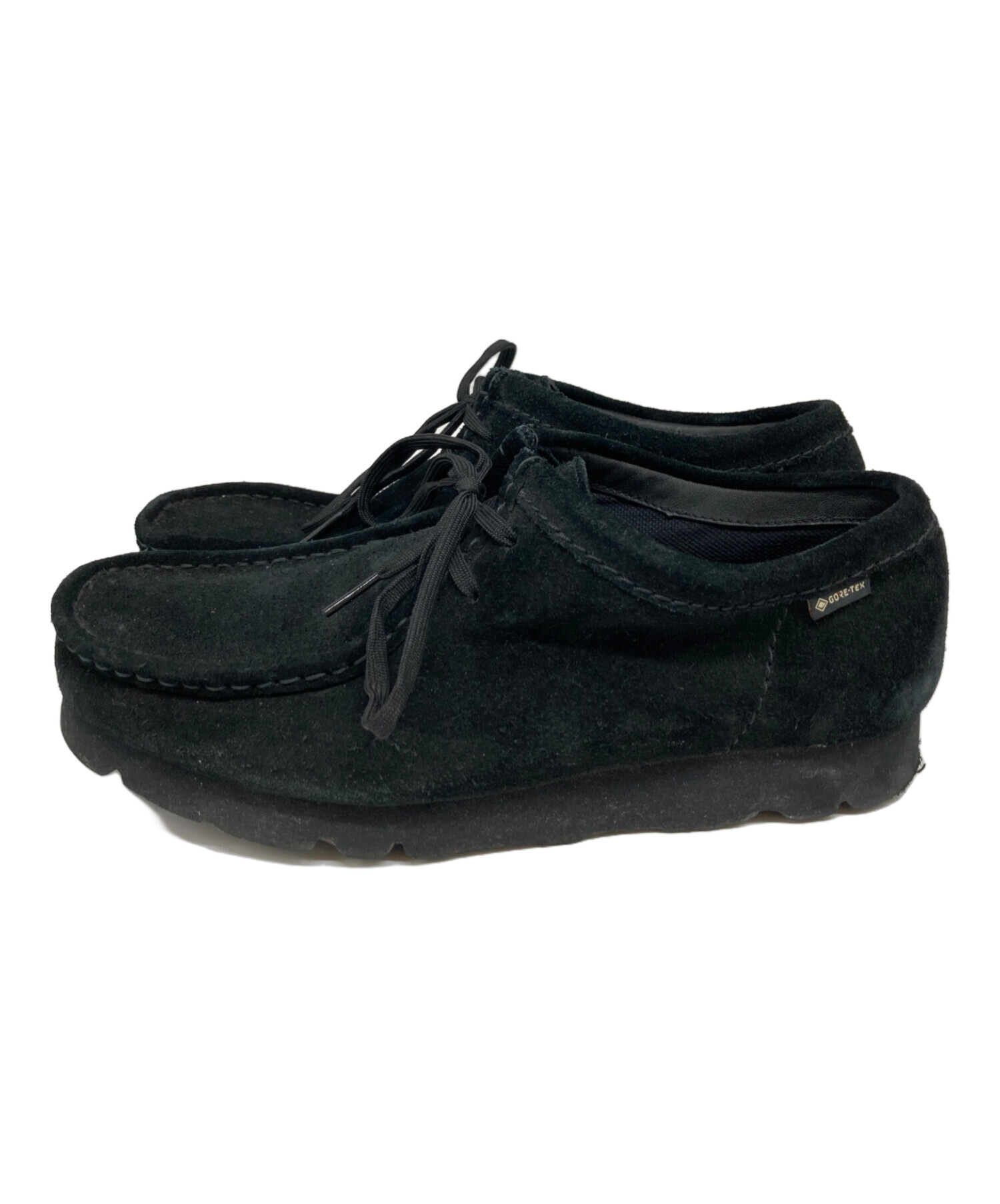 レア ほぼ 未使用 Clarks クラークス ワラビー 26.5 中古・古着通販】CLARKS (クラークス) WallabeeGTX ブラック サイズ