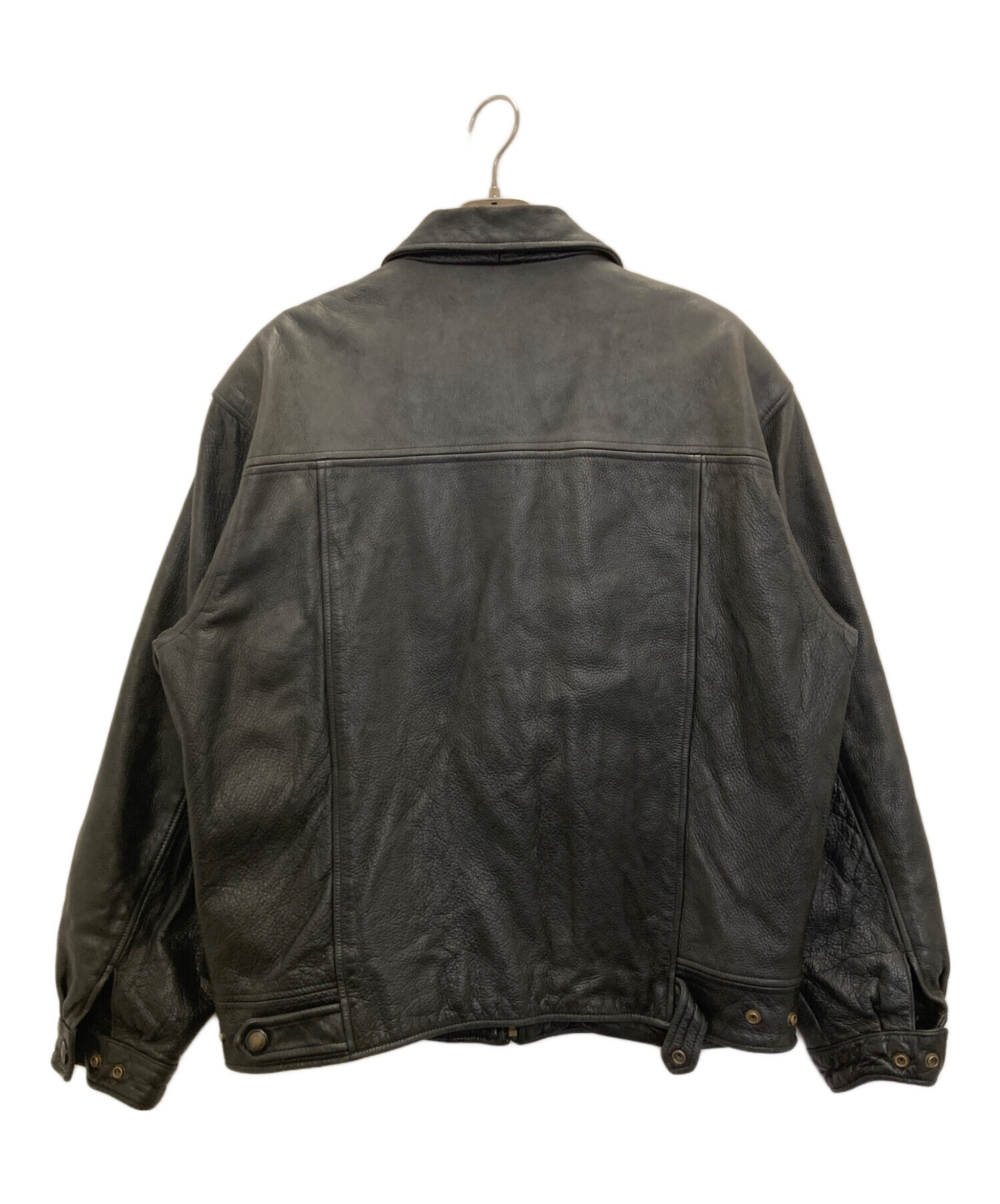 中古・古着通販】DANIER (ダニエ) レザージャケット ブラック サイズ:M
