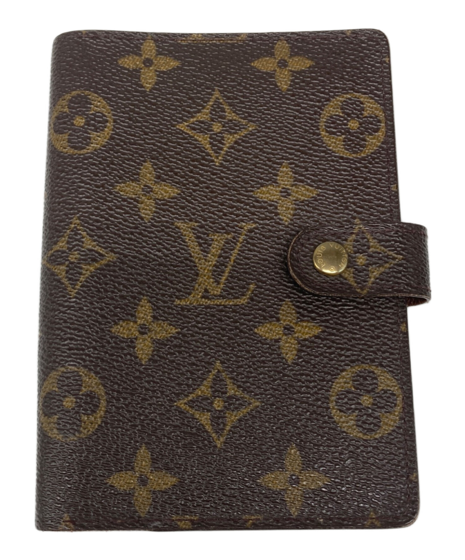 ルイヴィトンの手帳カバー 中古・古着通販】LOUIS VUITTON (ルイ ヴィトン) 手帳カバー ブラウン