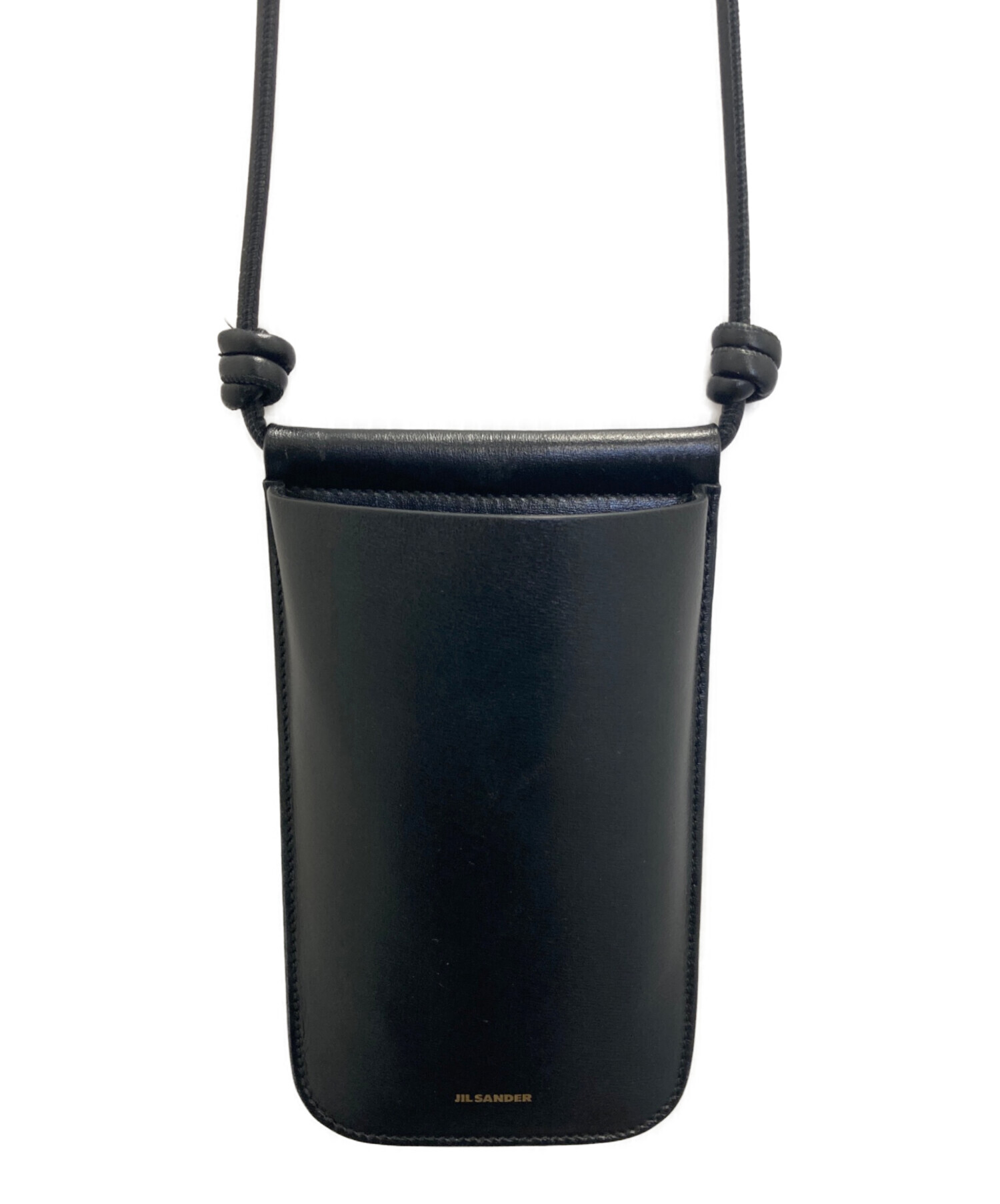 JIL SANDER ジルサンダー ケース ネックレス ブラック 24ss 中古・古着通販】JIL SANDER (ジルサンダー) スマートフォンケース