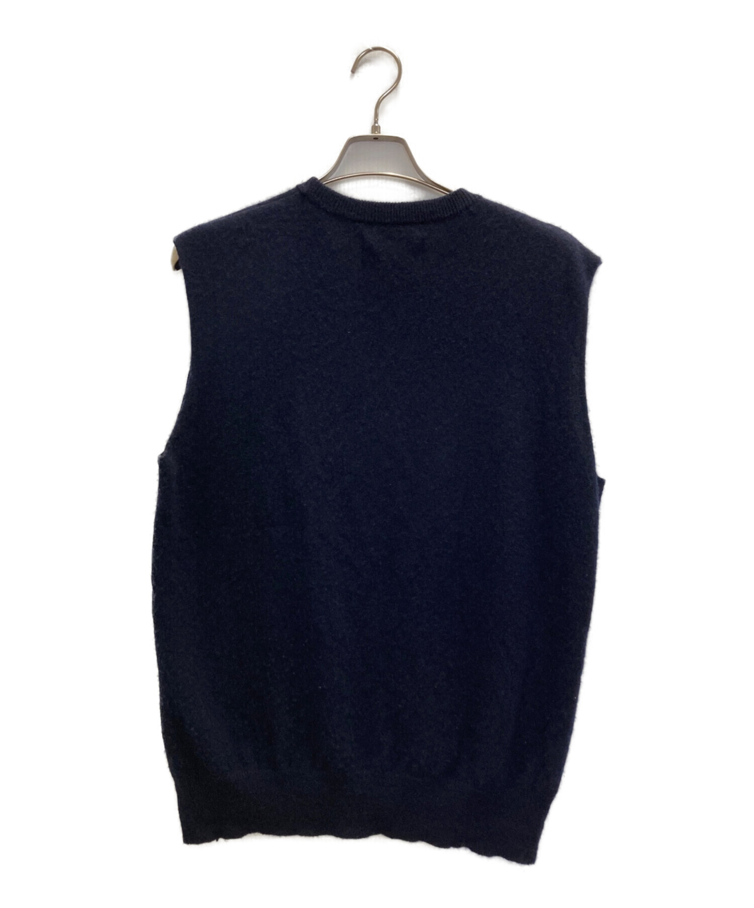 エクストリームカシミア　カシミアベスト　ネイビー 中古・古着通販】extreme cashmere (エクストリーム カシミア) n°455