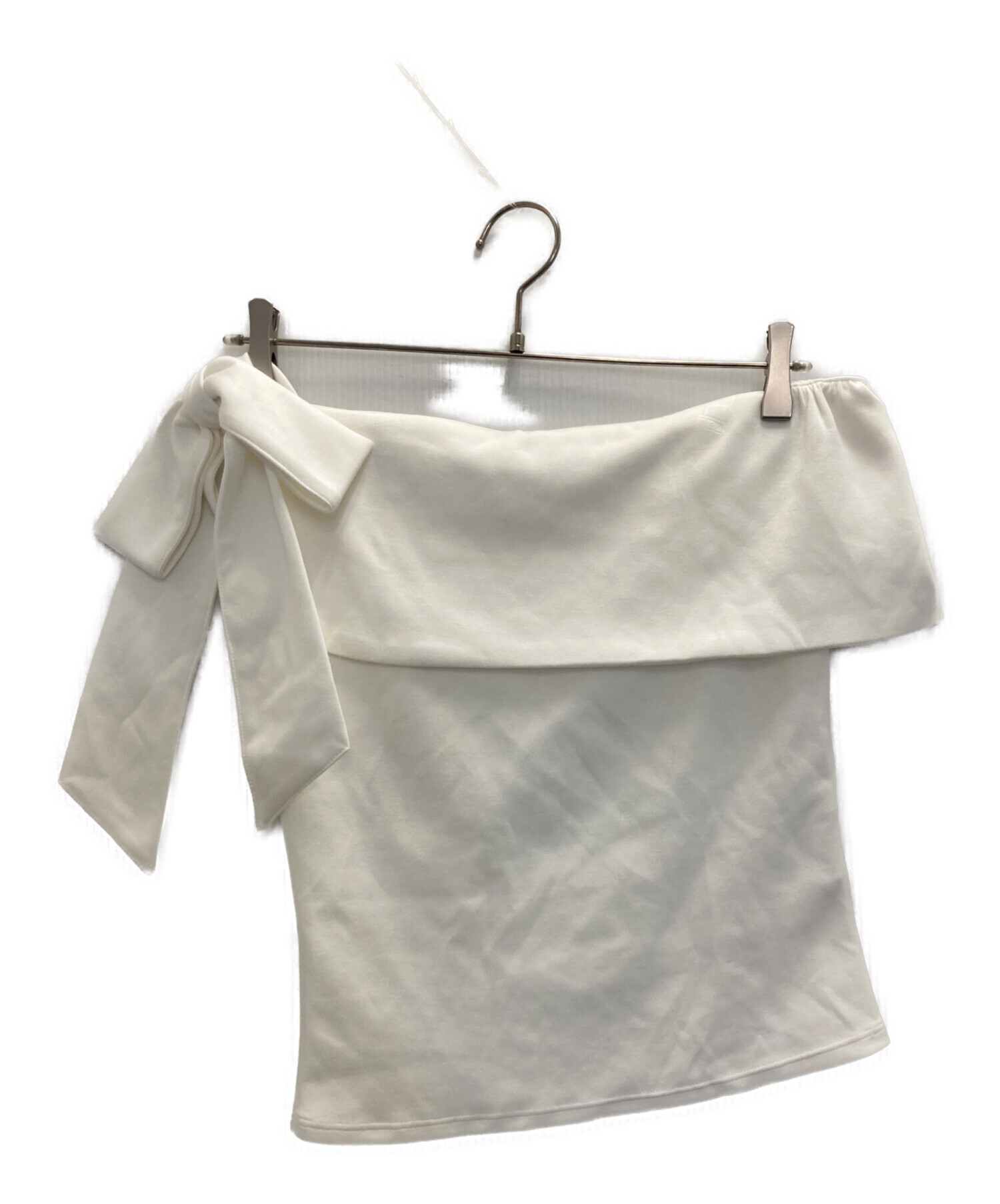 中古・古着通販】Her lip to (ハーリップトゥ) Asymmetric Ribbon Top