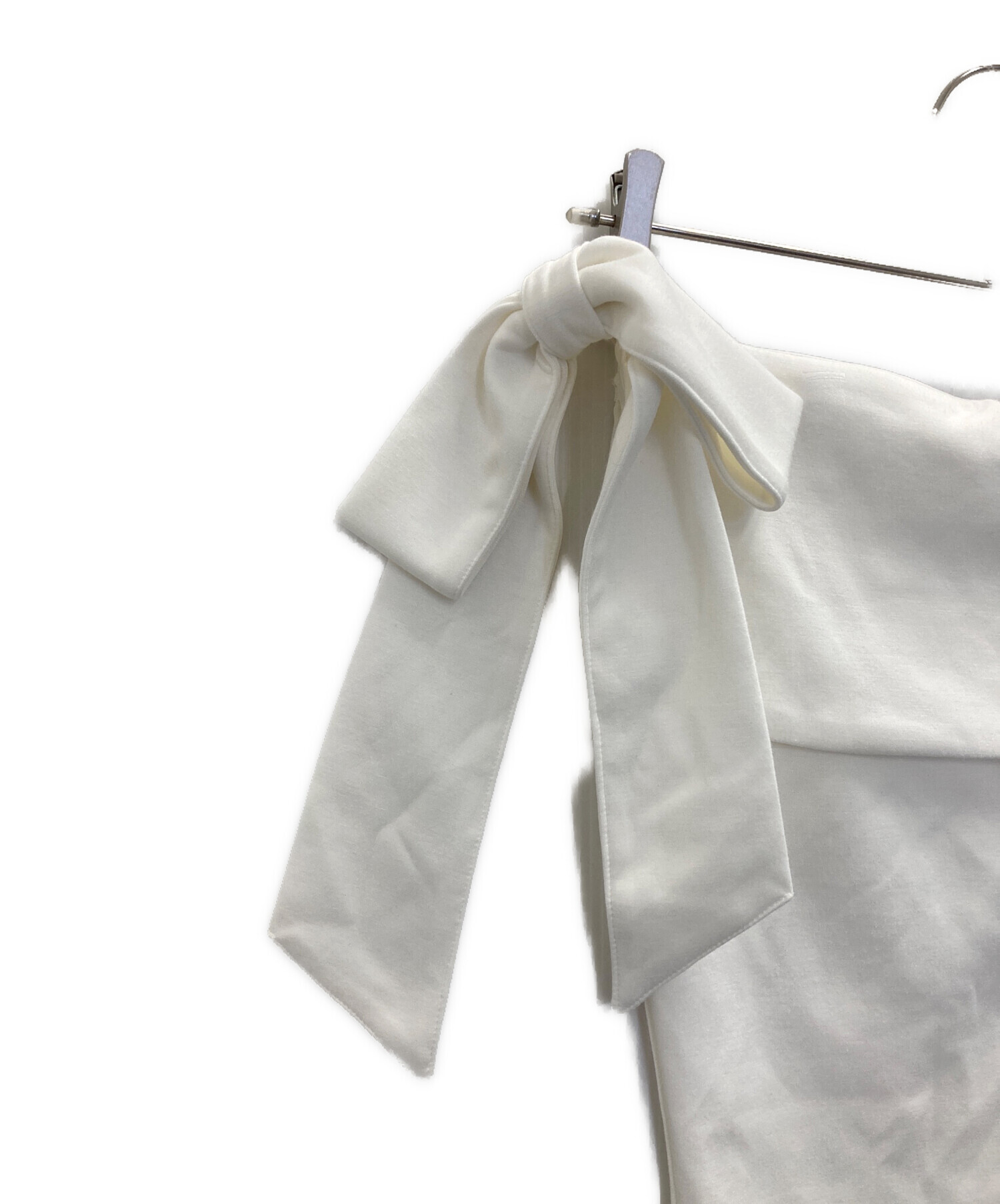中古・古着通販】Her lip to (ハーリップトゥ) Asymmetric Ribbon Top 