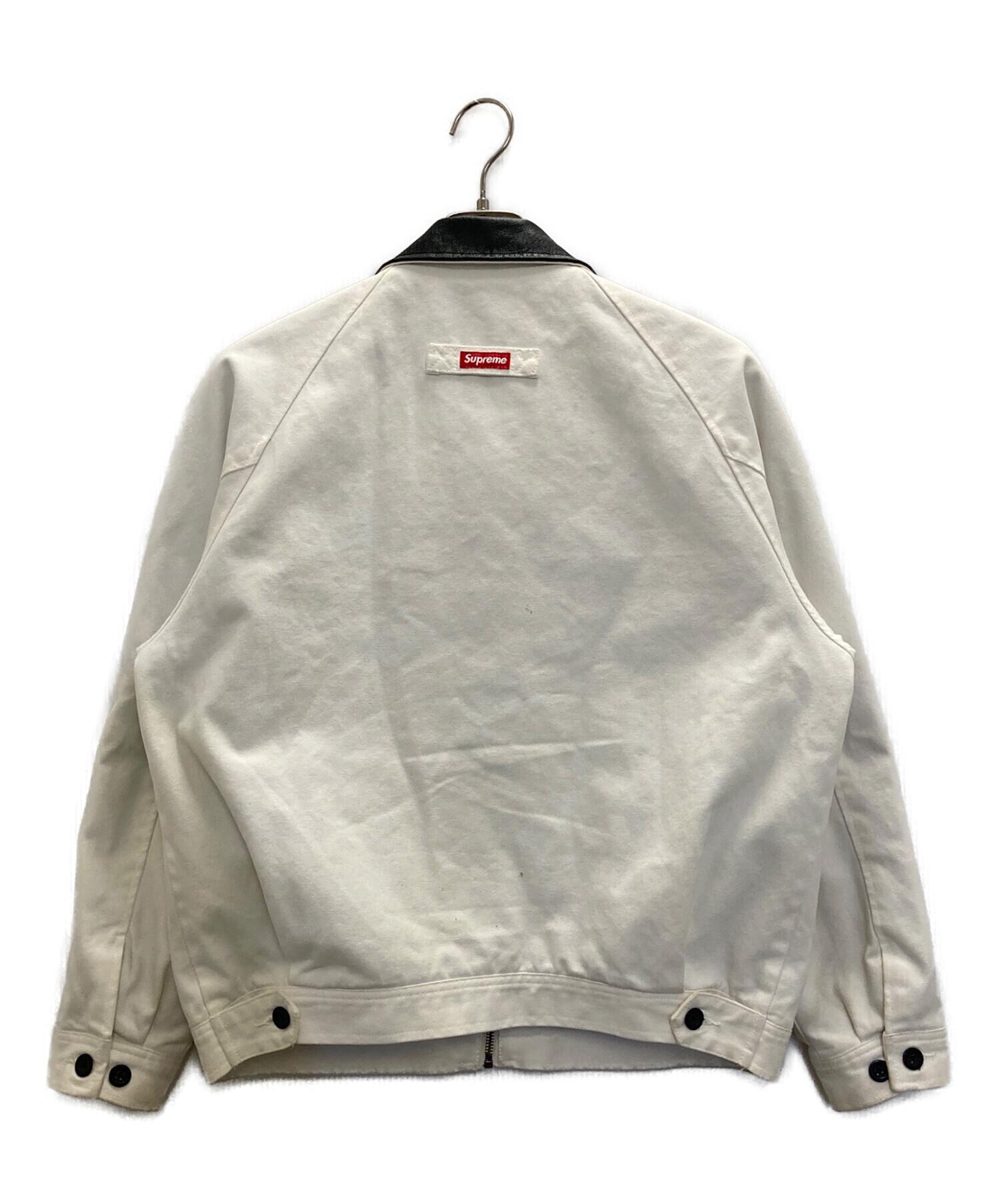 中古・古着通販】SUPREME (シュプリーム) Leather Collar Work Jacket 