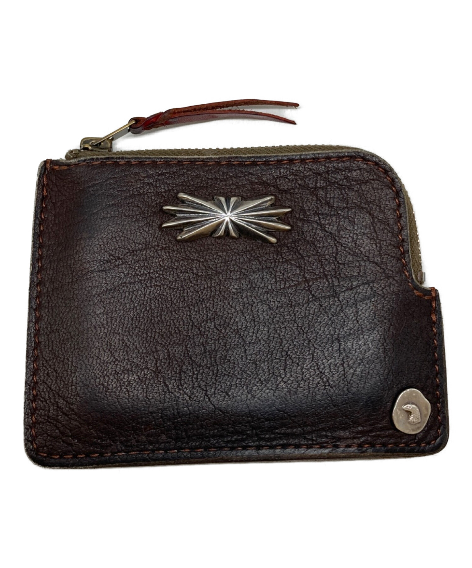 小物 Larry Smith DEER SKIN WALLET 中古・古着通販】LARRY SMITH (ラリースミス) DEER SKIN L ZIP WALLET