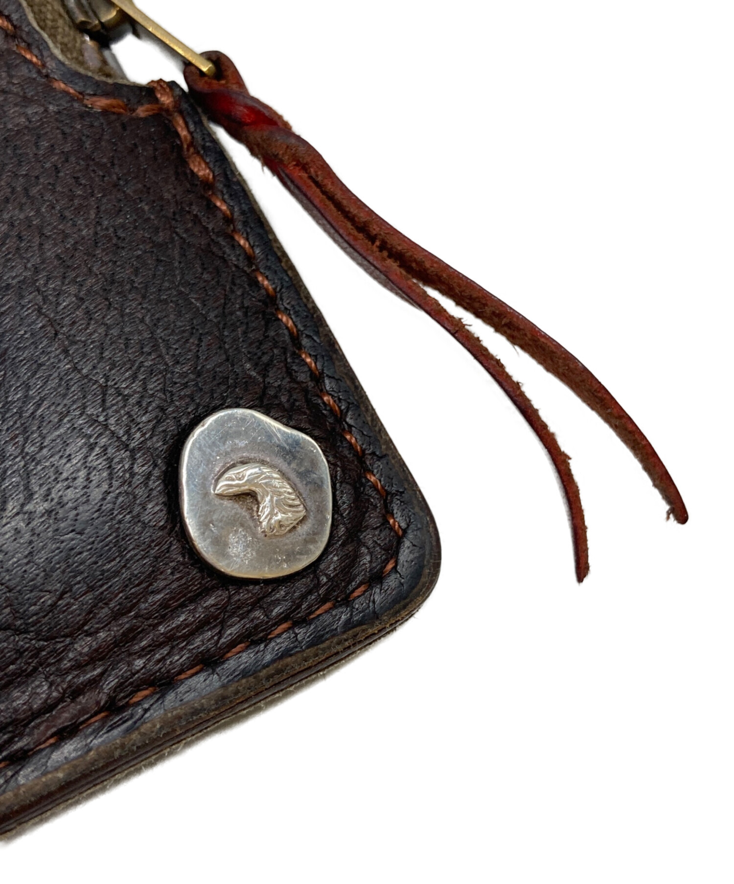 中古・古着通販】LARRY SMITH (ラリースミス) DEER SKIN L ZIP WALLET