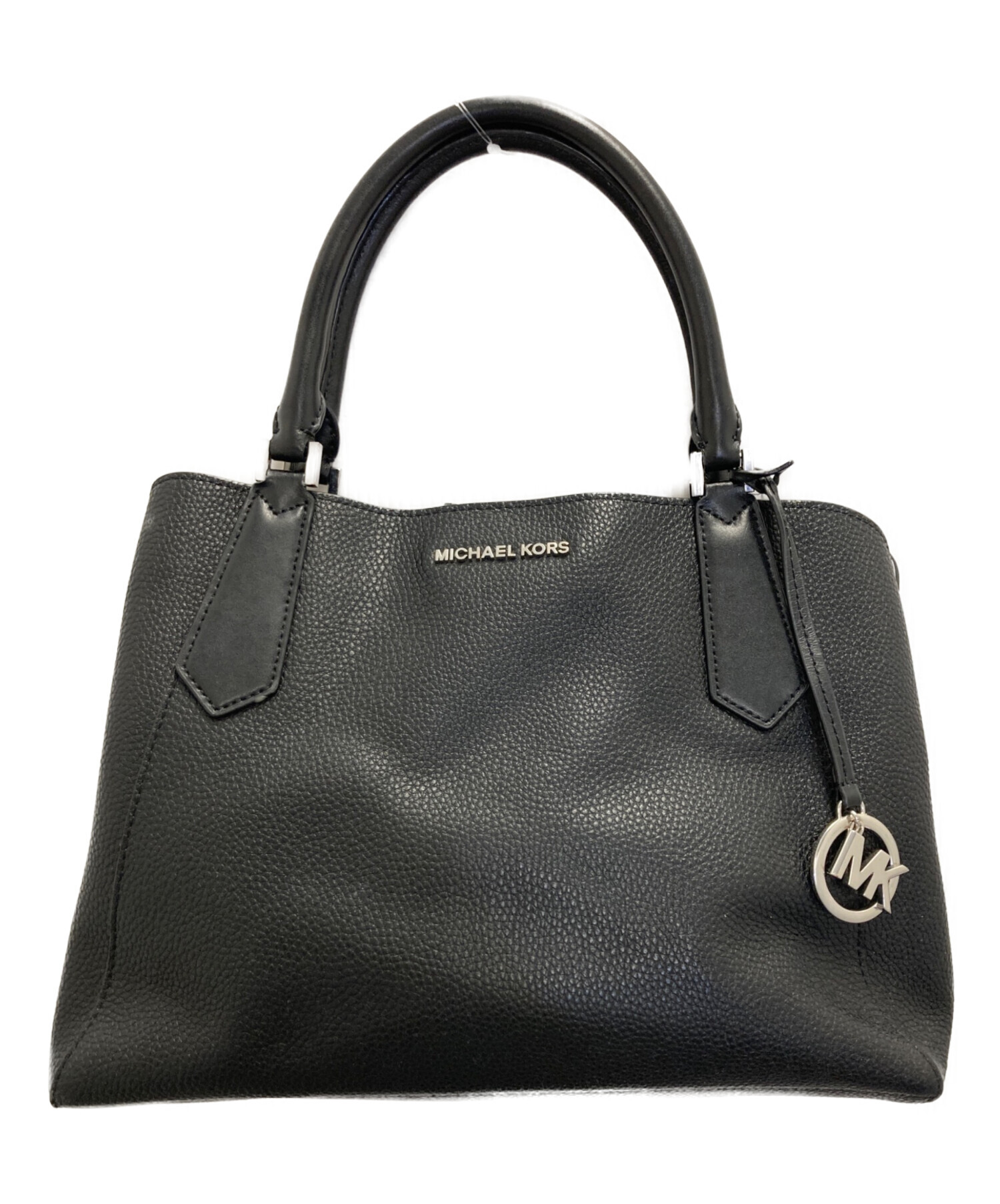 【美品】MICHAEL KORS マイケルコース トートバッグ 中古・古着通販】MICHAEL KORS (マイケルコース) レザーチャームトート