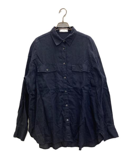 中古・古着通販】SLOBE IENA (スローブ イエナ) リネンシャツ ネイビー