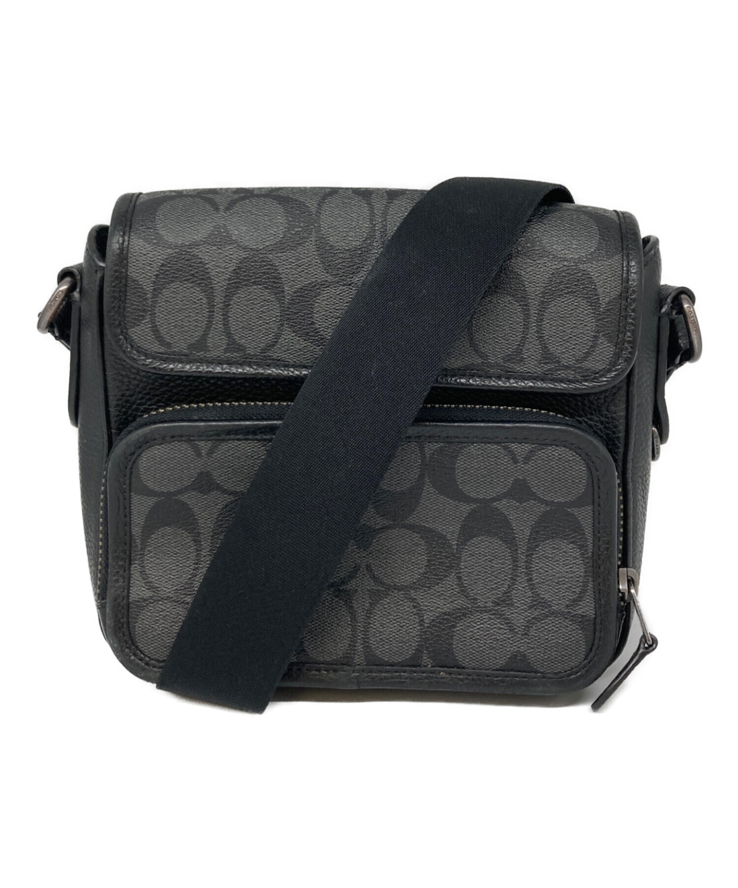 中古・古着通販】COACH (コーチ) サリバンフラップクロスボディバッグ