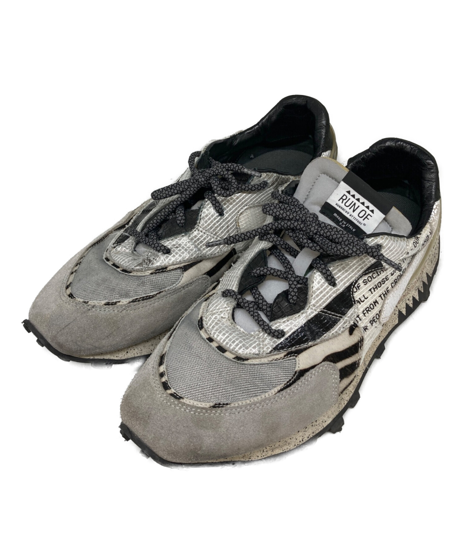 中古・古着通販】RUN OF (ランオブ) シャトル ローカットスニーカー 